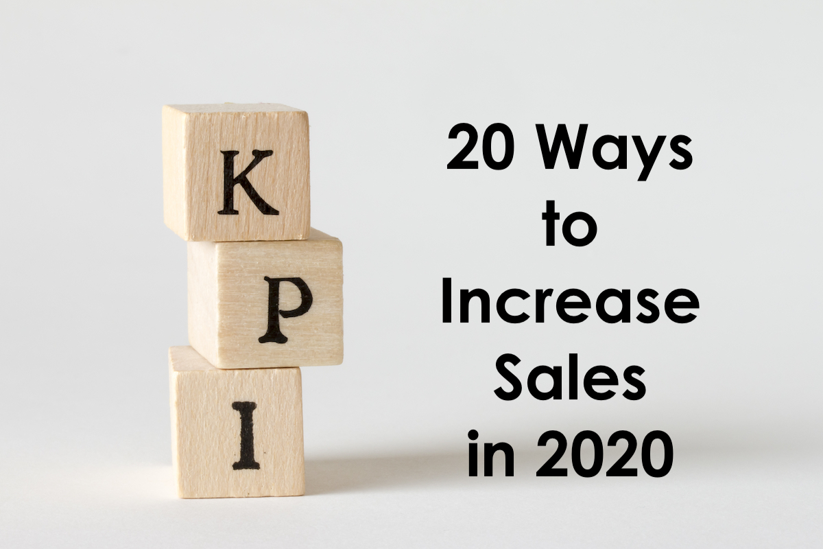 20 ways to increase your sales in 2020